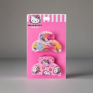 🔥Hello Kitty Hair Claw Clips 2-Count BNWT🔥